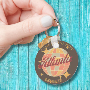 Atlanta Georgia Stadt Mode Geschenk Souvenir  Schlüsselanhänger