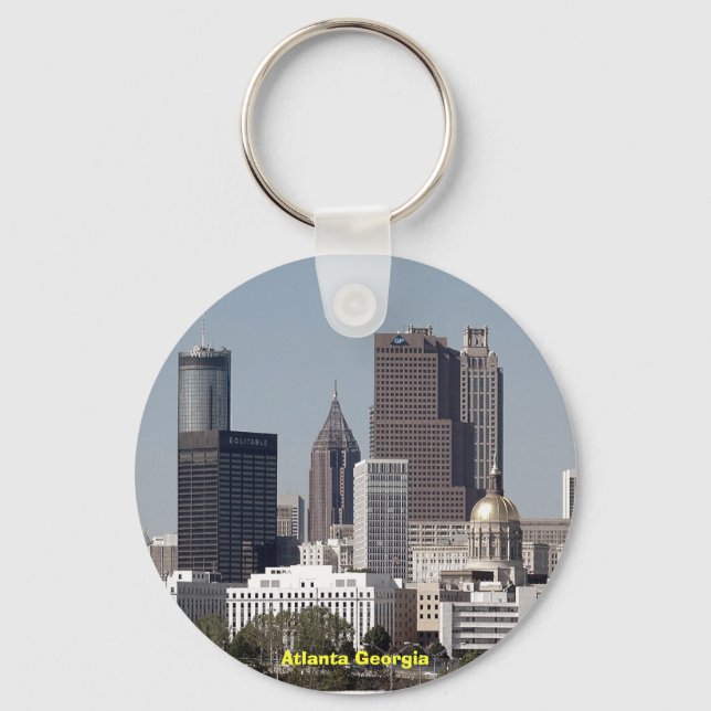 Atlanta georgia Stadtbild Schlüsselanhänger (Vorderseite)