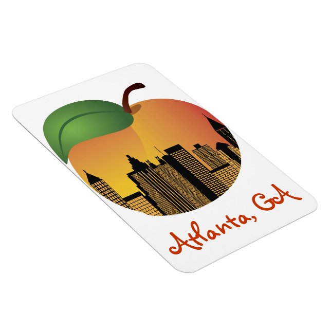 Atlanta Georgia und Peach Magnet (Rechte Seite)