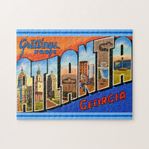 Atlanta Georgia Vintage 11x14