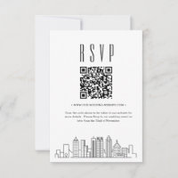 Atlanta, Géorgie Code QR Mariage RSVP