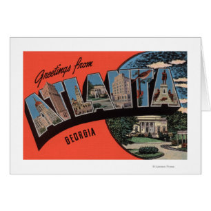 Atlanta, Georgien - Großbuchstaben