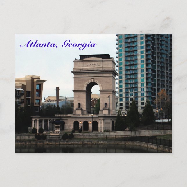 Atlanta, Georgien Postkarte (Vorderseite)