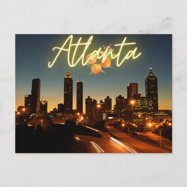 Atlanta, Georgien Postkarte (Vorderseite)