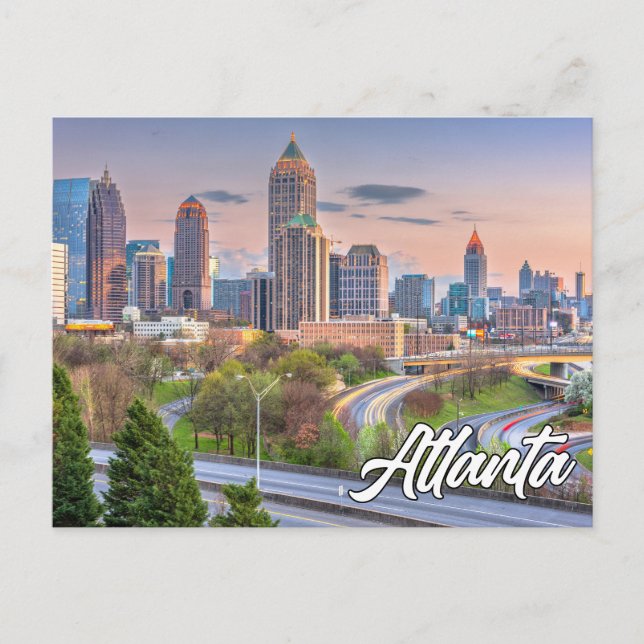 Atlanta, Georgien, USA Postkarte (Vorderseite)