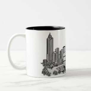 Atlanta Georgien Zweifarbige Tasse