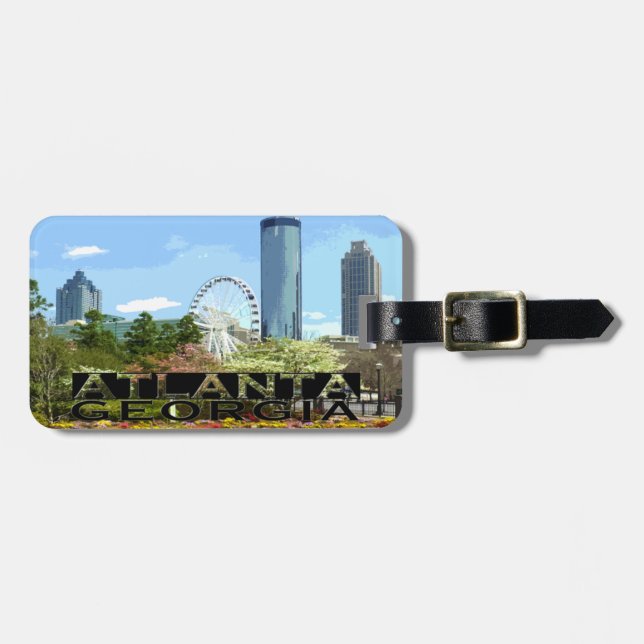 Atlanta Gepäckanhänger (Vorderseite horizontal)