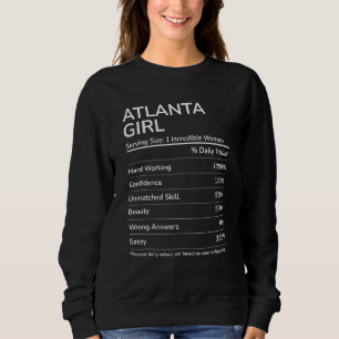 Atlanta Girl Funny Georgia Heimat Sweatshirt