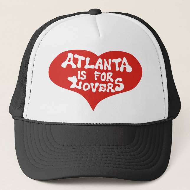 Atlanta ist für Liebhaber Truckerkappe (Vorderseite)