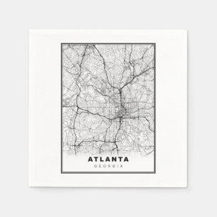 Atlanta-Karte Serviette