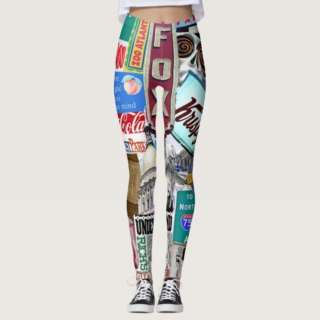 Atlanta Leggings, Atlanta Geschenke, Leggings (Vorderseite)