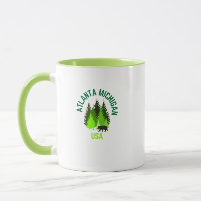 Atlanta Michigan Hometown Coffee Mug (Gauche)