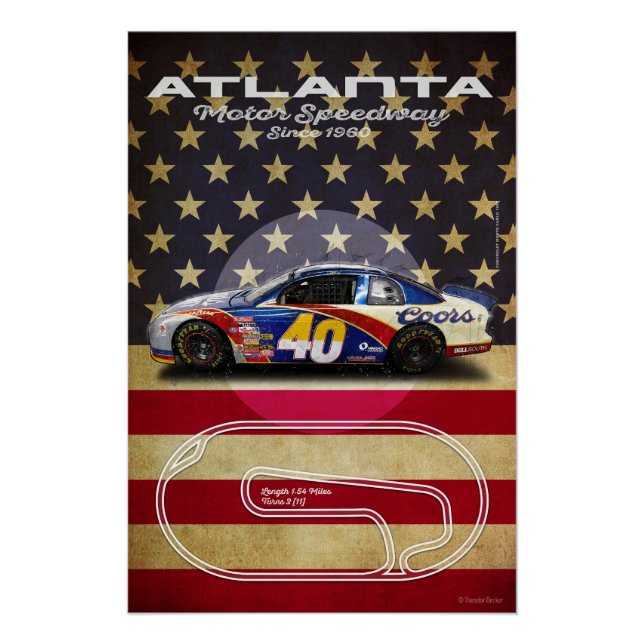 Atlanta Motor Speedway Poster (Vorderseite)