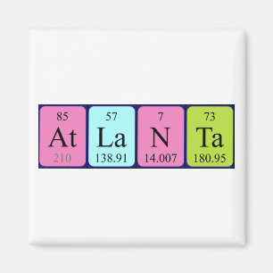 Atlanta Periodenteimagent Magnet