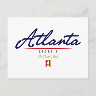 Atlanta-Skript Postkarte