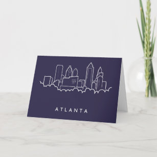Atlanta-Skyline Karte