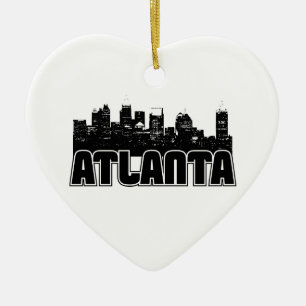 Atlanta-Skyline Keramik Ornament