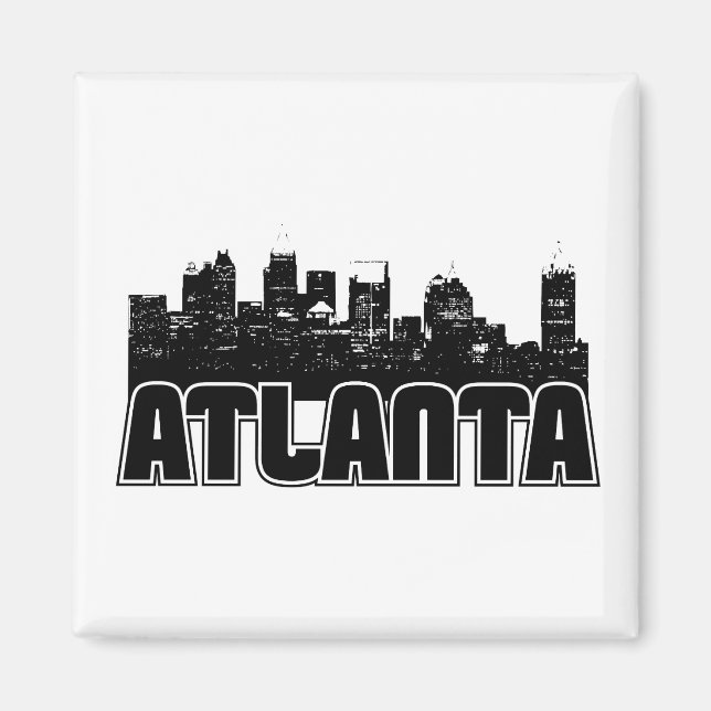 Atlanta Skyline Magnet (Vorne)