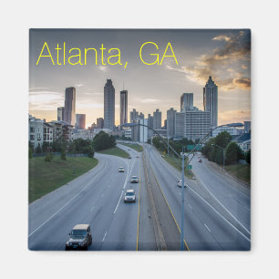 Atlanta-Skyline-Magnet Magnet
