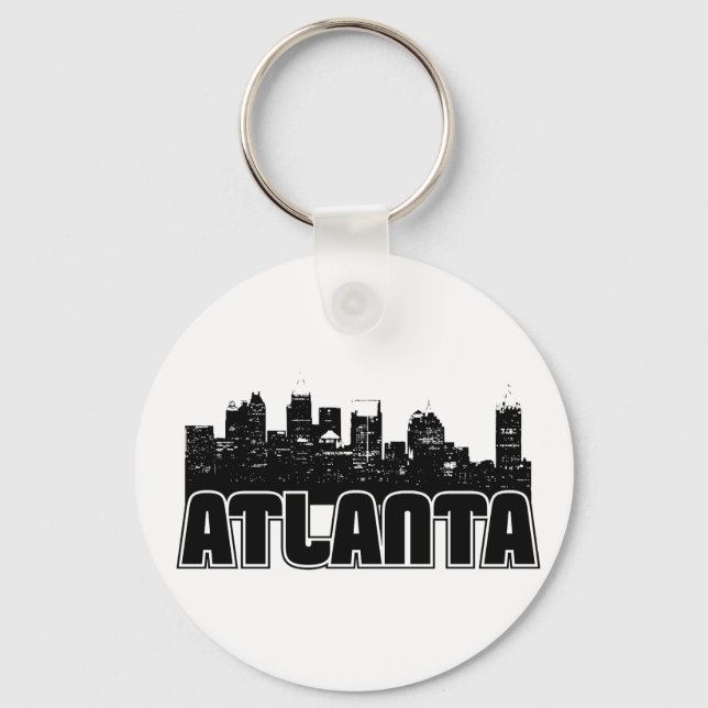 Atlanta Skyline Schlüsselanhänger (Vorderseite)