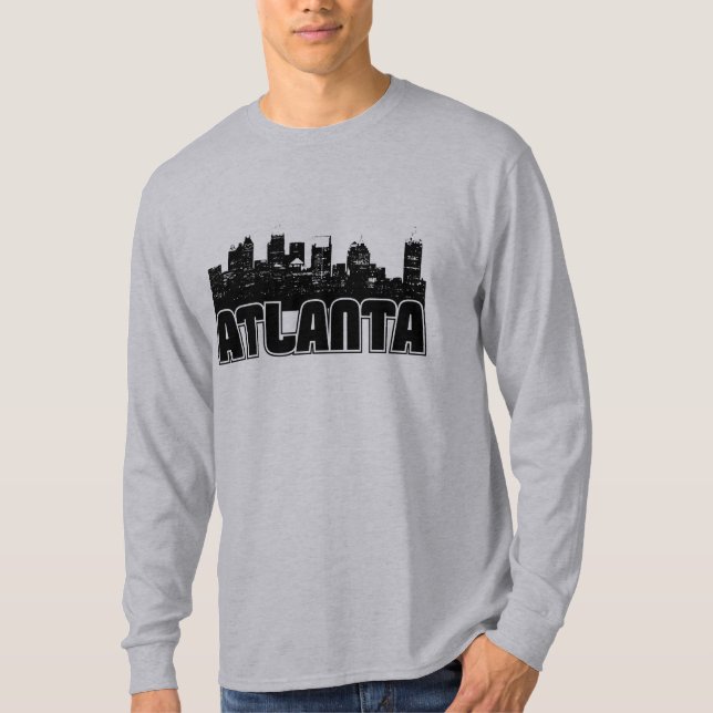 Atlanta-Skyline T-Shirt (Vorderseite)