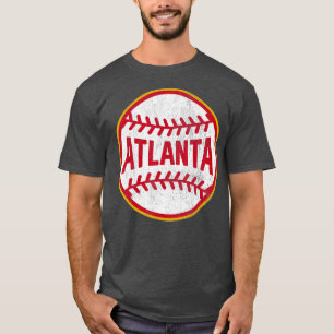 Atlanta Vintages Baseball-Rückholmodell T-Shirt