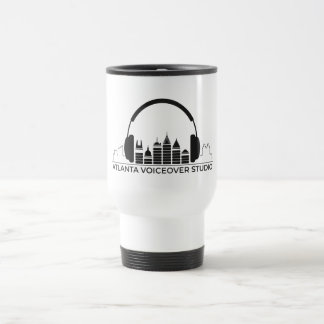 Atlanta Voiceover Studio Kaffee/Tee Tumble (weiß) Reisebecher