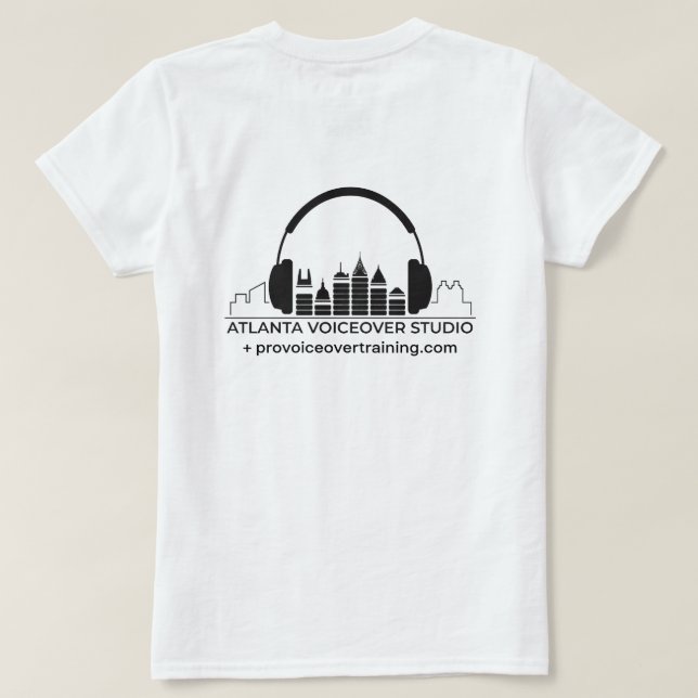 Atlanta Voicover Studio - T-shirt femme (Design dos)