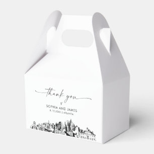 Atlanta Wedding Personalisiert Favor Box Geschenkschachtel
