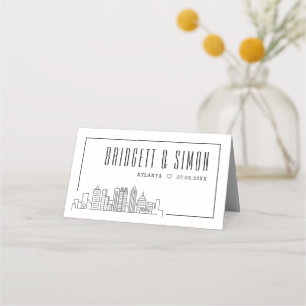 Atlanta Wedding   Place Table Name Cards Platzkarte