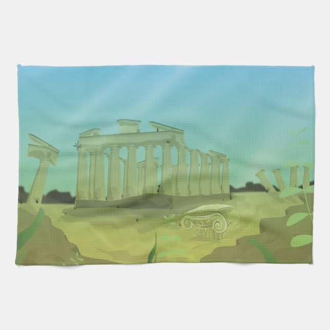 Atlantas Cartoon Handtuch (Horizontal)