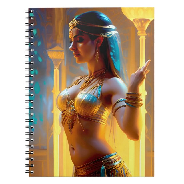 Atlantean Dancer Notebook Notizblock (Vorderseite)
