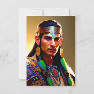 Atlantean Shaman Grußkarte Dankeskarte