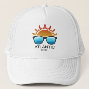 Atlantic Beach North Carolina Sonnenbrille Truckerkappe