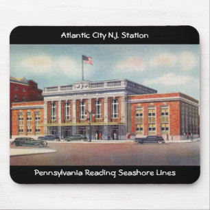 Atlantic City Bahnhof PRSL 1936 Mousepad