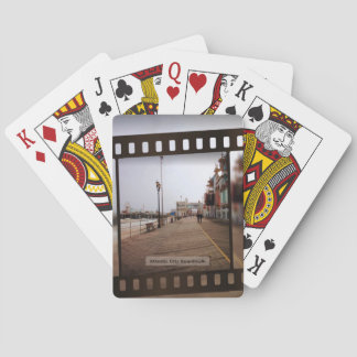 Atlantic City Beach Boardwalk auf Film Spielkarten