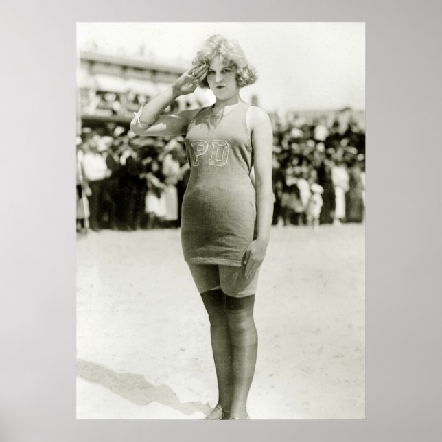 Atlantic City Beauty, Anfang des 20. Jahrhunderts Poster (Vorne)