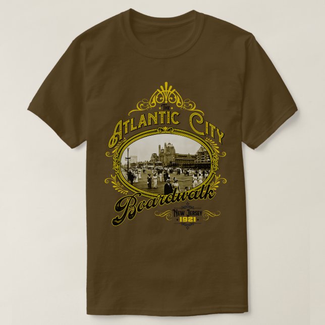 Atlantic City Boardwalk T-Shirt (Design vorne)