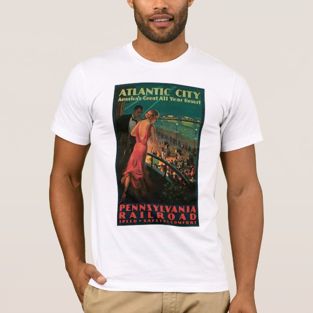 Atlantic City ~ das ganze Jahr Erholungsort T-Shirt (Vorderseite)