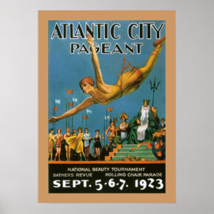 Atlantic City Festzugplakat Poster