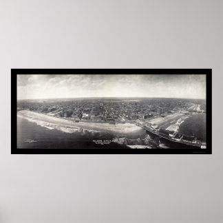 Atlantic City Foto 1909 Poster