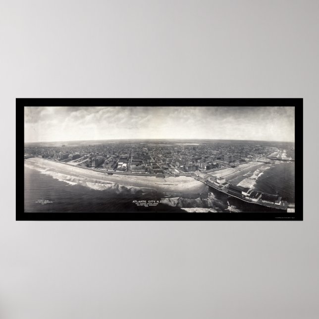 Atlantic City Foto 1909 Poster (Vorne)