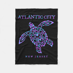 Atlantic City New Jersey Meeresschildkrötenstrand Fleecedecke
