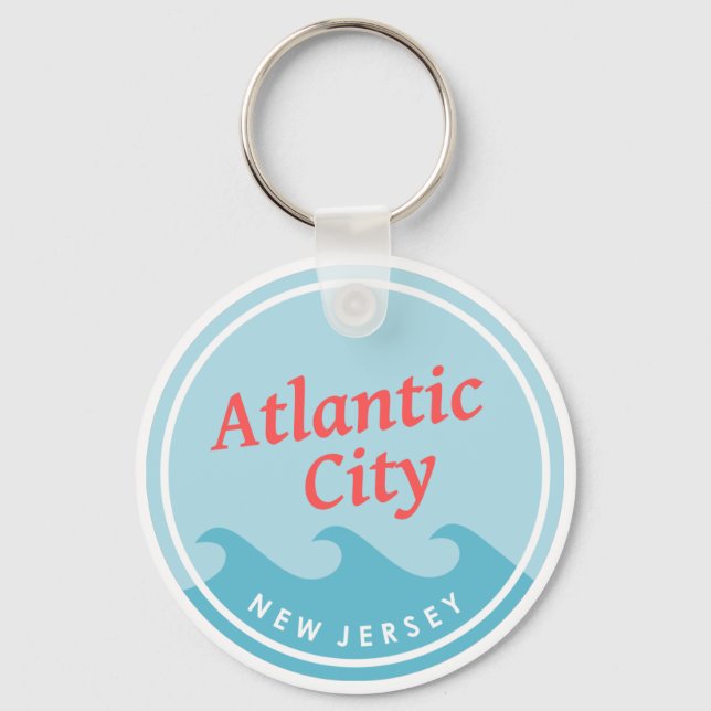 Atlantic City New Jersey Schlüsselanhänger (Vorderseite)