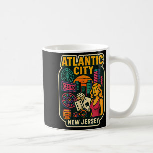 Atlantic City New Jersey Urlaub Casino Spielhalle  Kaffeetasse