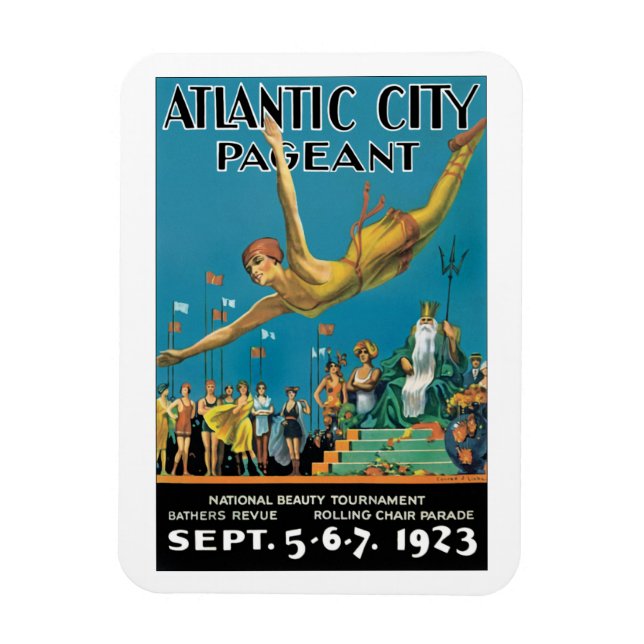 Atlantic City Pageant Magnet (Vertikal)