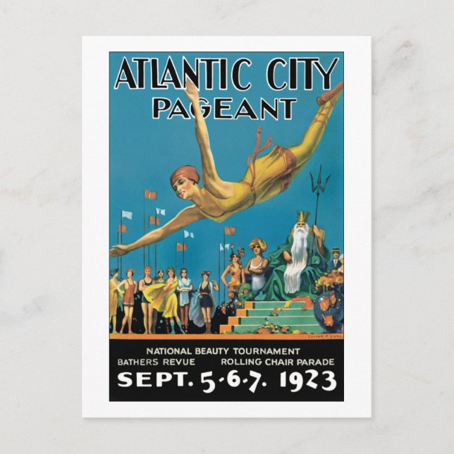 Atlantic City Pageant Postkarte (Vorderseite)