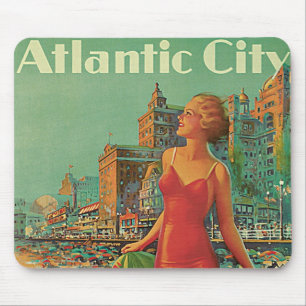 Atlantic City Resort, Pennsylvania Railroad Reise Mousepad