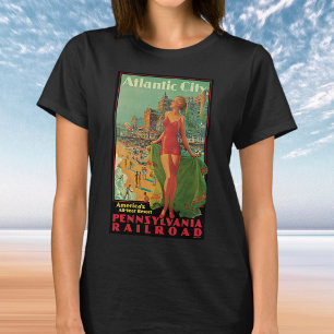 Atlantic City Resort, Pennsylvania Railroad Reise T-Shirt