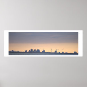 Atlantic City Sonnenuntergang Foto Poster